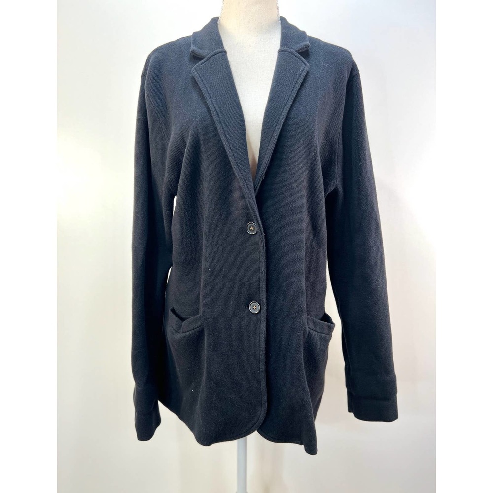 J. Crew Knit Sweater Black Blazer